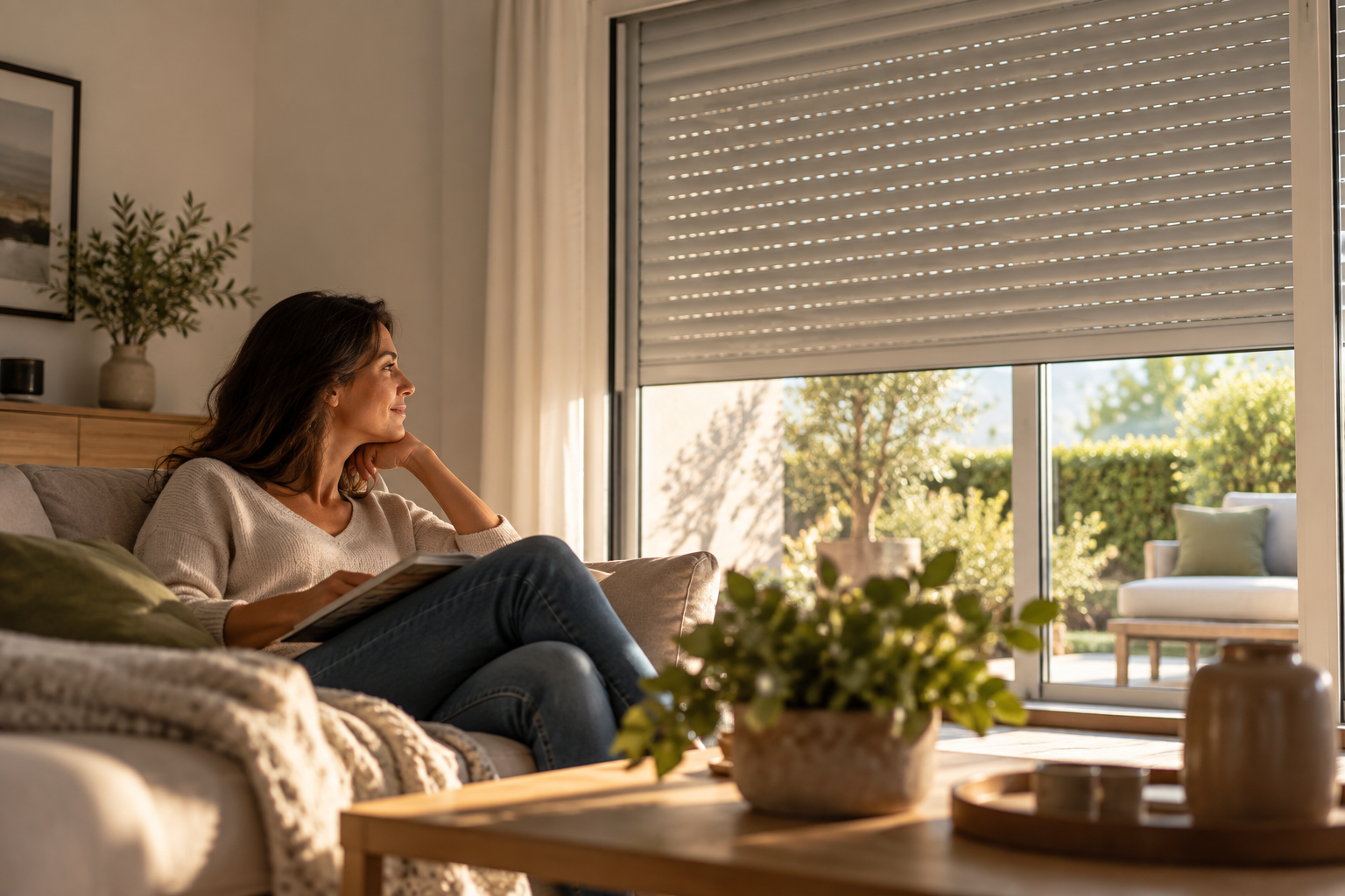 Volet roulant modernisé sur une habitation